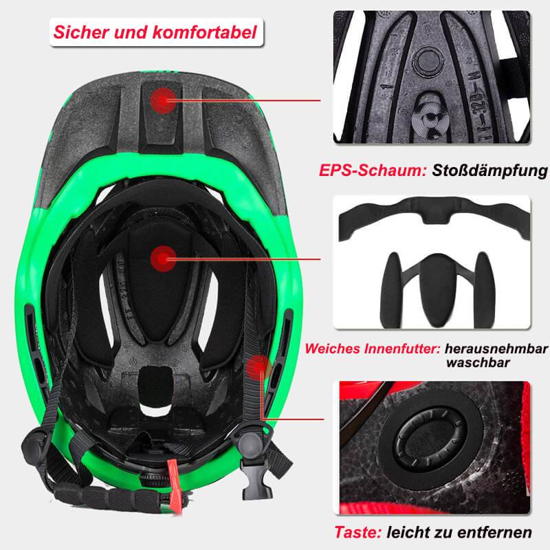 Kids' full-face helmet with removable chin guard for boys/girls ROCKBROS