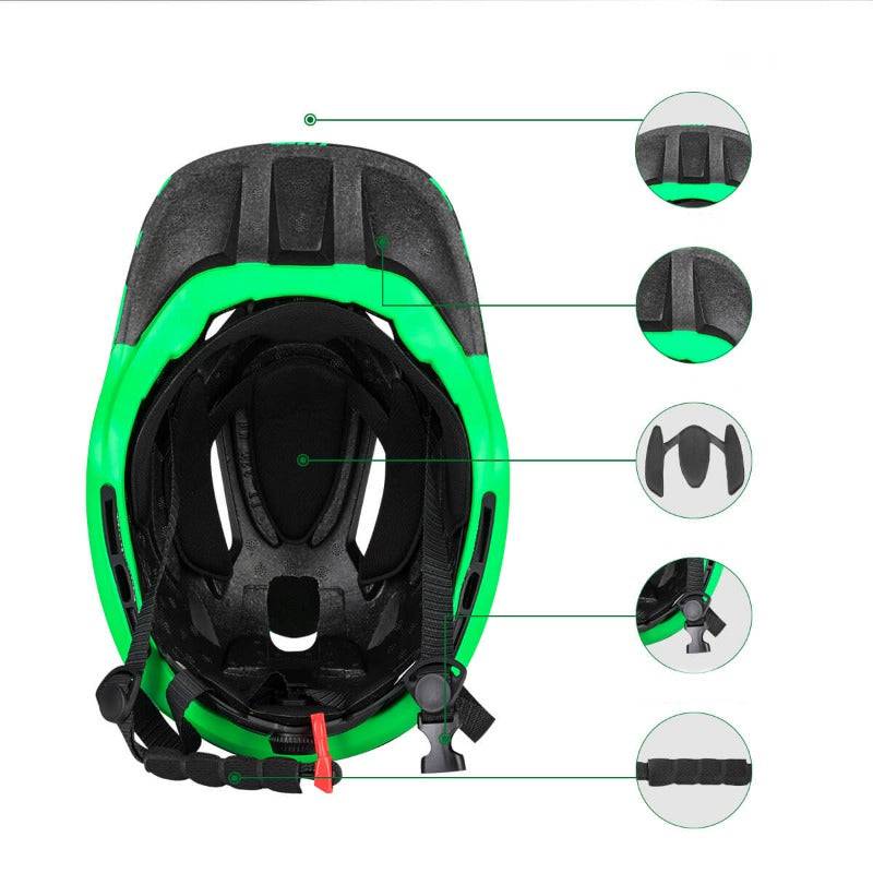 Kids' full-face helmet with removable chin guard for boys/girls ROCKBROS