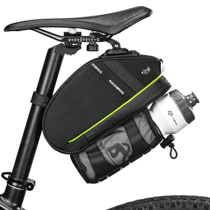 Scratch-resistant bicycle saddle bag with bottle holder 1.5L ROCKBROS