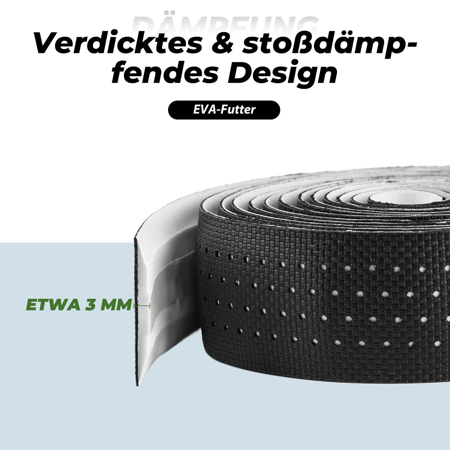 Road bike handlebar tape, non-slip, shock-absorbing, 2 rolls, ROCKBROS