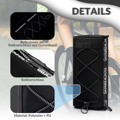 Handlebar bag Multifunctional bicycle handlebar bag with shoulder strap 1.5L ROCKBROS