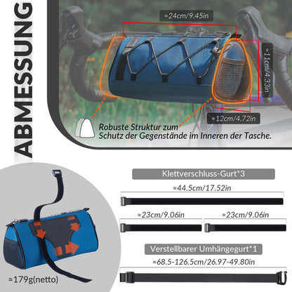 Handlebar bag Multifunctional bicycle handlebar bag with shoulder strap 1.5L ROCKBROS