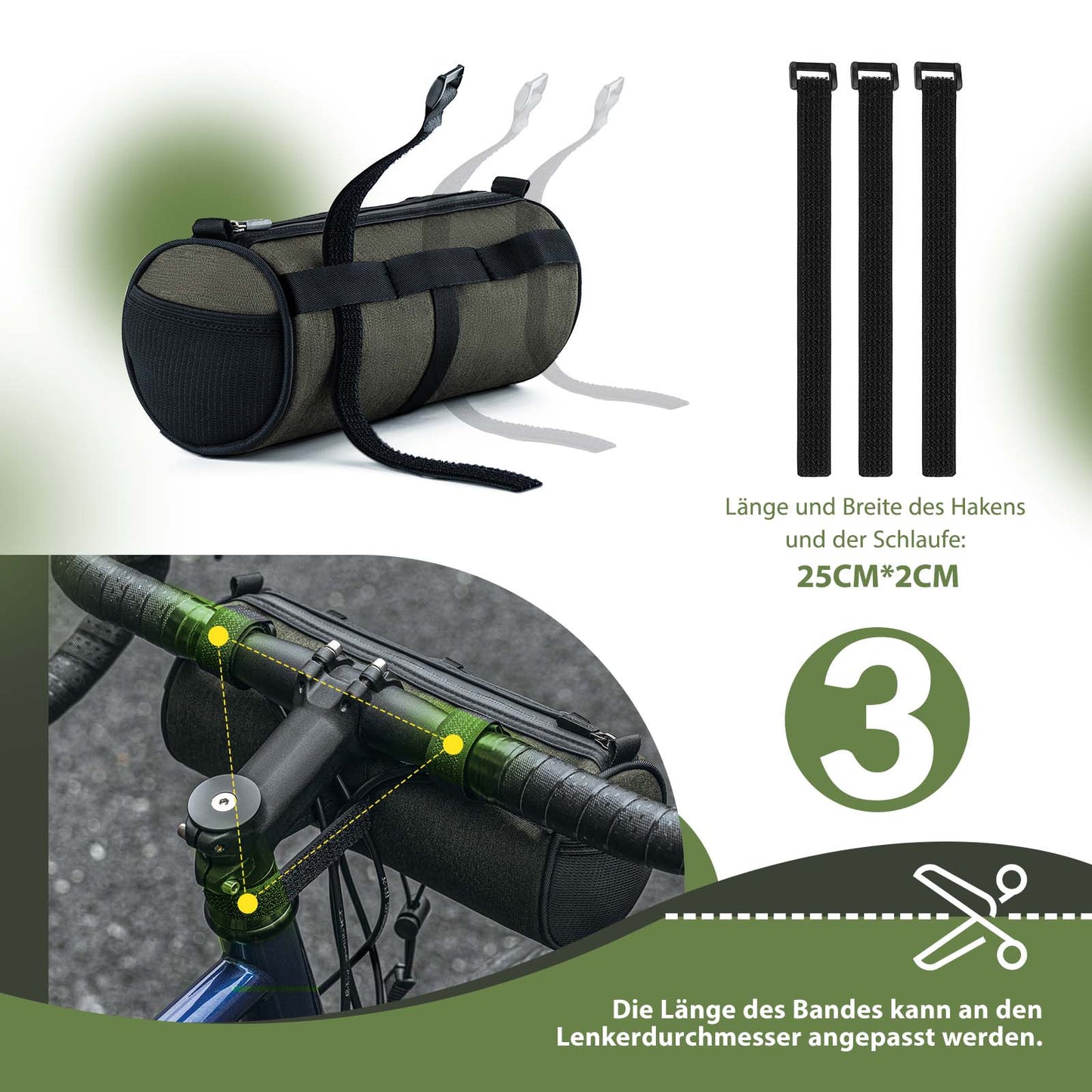 Handlebar bag, multifunctional shoulder bag with shoulder strap, ROCKBROS