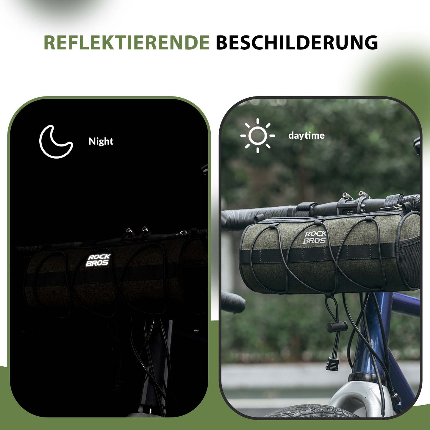 Handlebar bag, multifunctional shoulder bag with shoulder strap, ROCKBROS