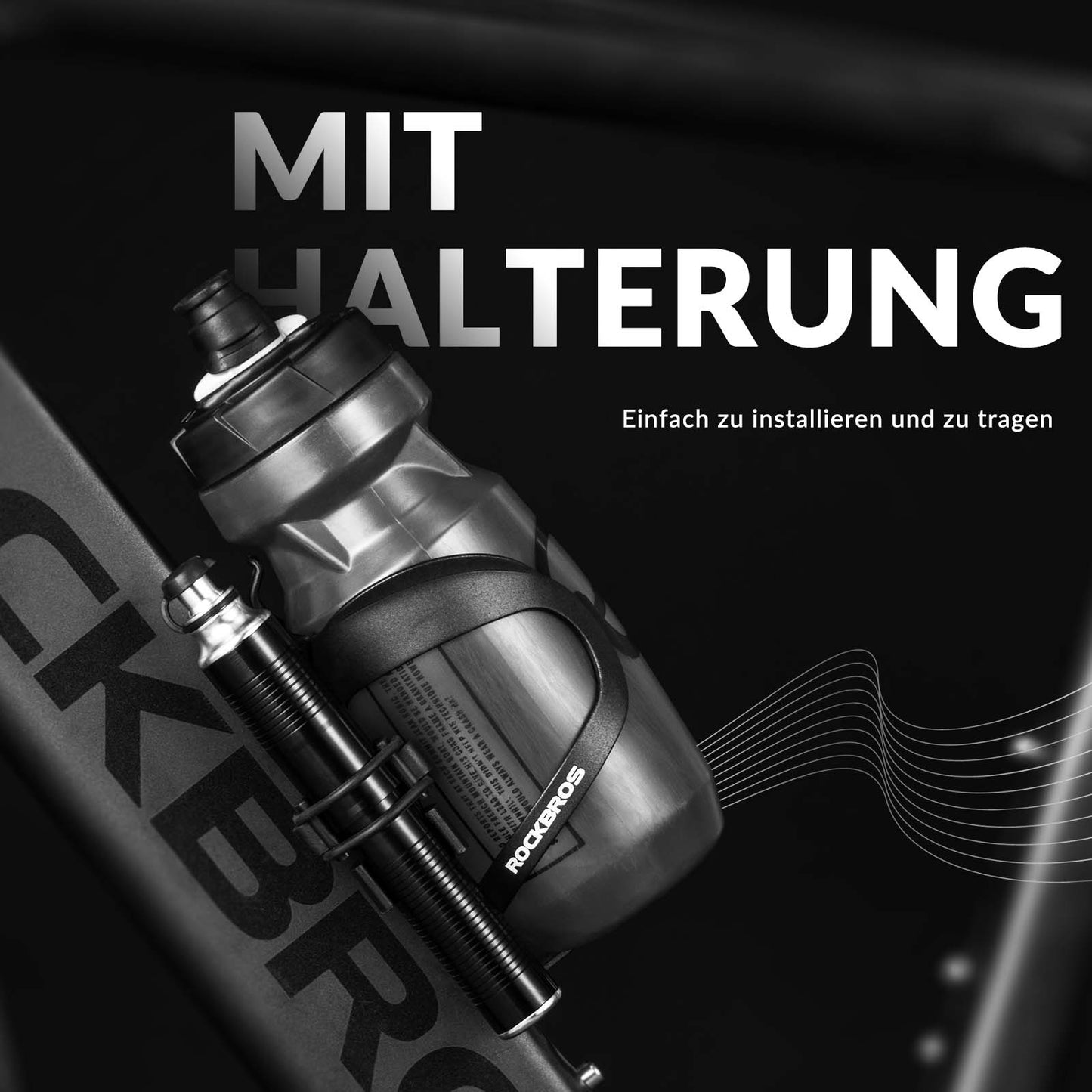 ROCKBROS aluminum hand pump for Schrader & Presta valves