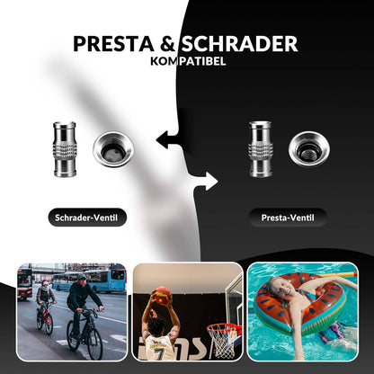 ROCKBROS aluminum hand pump for Schrader & Presta valves