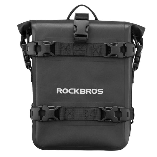 Motorcycle side bag, waterproof, pannier bag, 5L, black, ROCKBROS