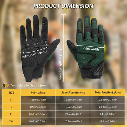 Motorcycle Gloves, Windproof Touchscreen Men's Gloves, ROCKBROS