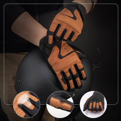 Motorcycle Gloves, Windproof Touchscreen Men's Gloves, ROCKBROS