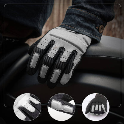 Motorcycle Gloves, Windproof Touchscreen Men's Gloves, ROCKBROS