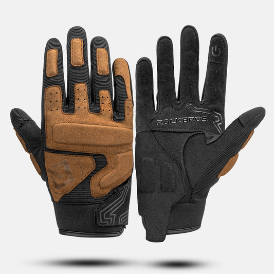 Motorcycle Gloves, Windproof Touchscreen Men's Gloves, ROCKBROS