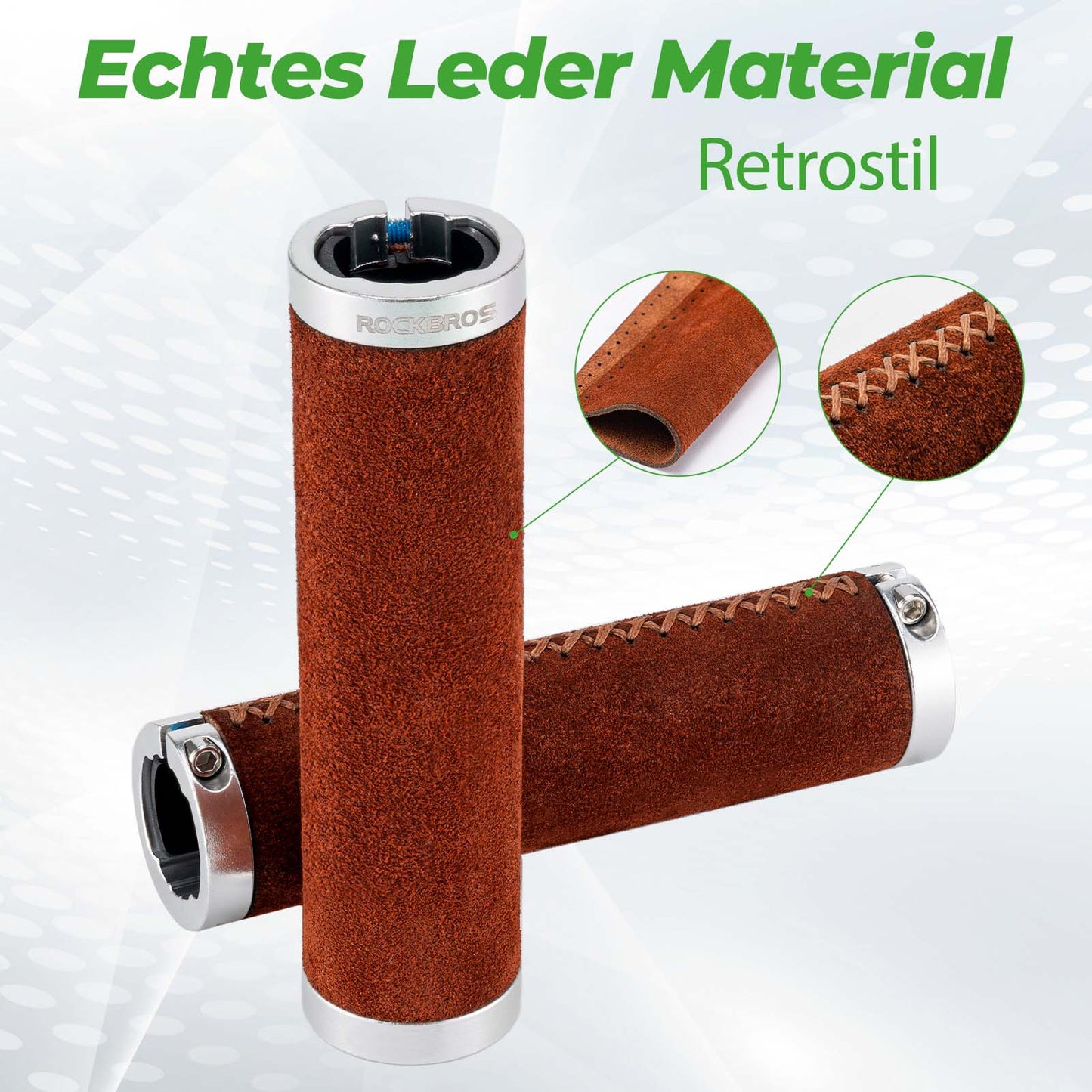 MTB Grips Ergonomic Handlebar Grips Non-Slip for 22 mm ROCKBROS