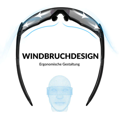 ROCKBROS Dynamische Radbrille mit UV400-Sonnenfilter