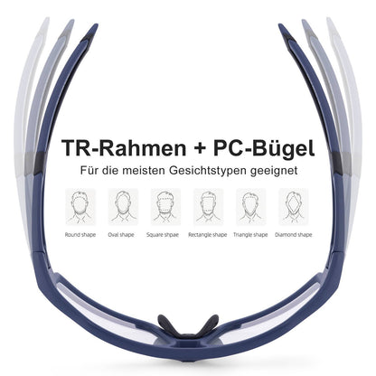 Photochromic sunglasses for outdoor activities, unisex, ROCKBROS