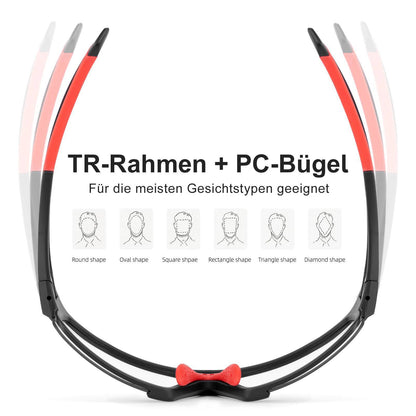 Photochromic sunglasses for outdoor activities, unisex, ROCKBROS