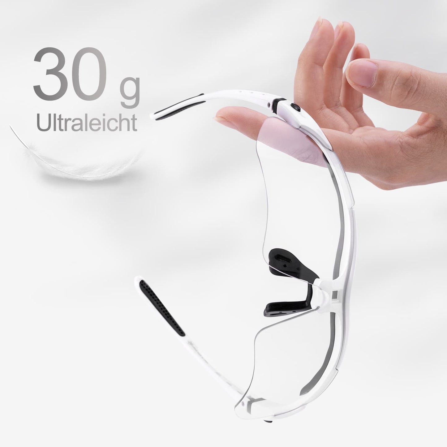 Photochromic sports glasses with interchangeable elastic headband ROCKBROS