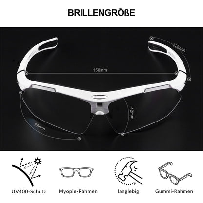 Photochromic sports glasses with interchangeable elastic headband ROCKBROS