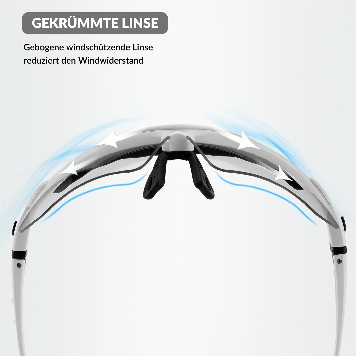 Photochromic sports glasses with interchangeable elastic headband ROCKBROS