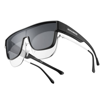 Polarized cycling glasses, short-vision glasses, over-glasses, unisex sports glasses, ROCKBROS