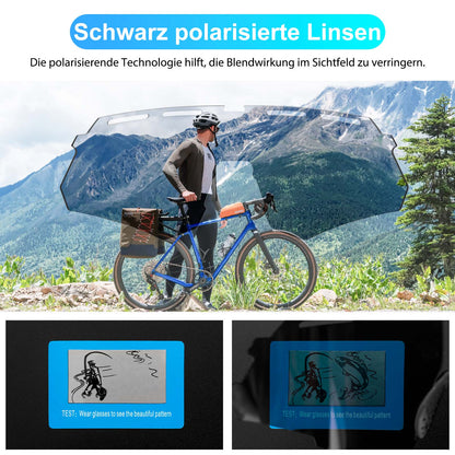 Polarized cycling glasses with 4 interchangeable lenses ROCKBROS