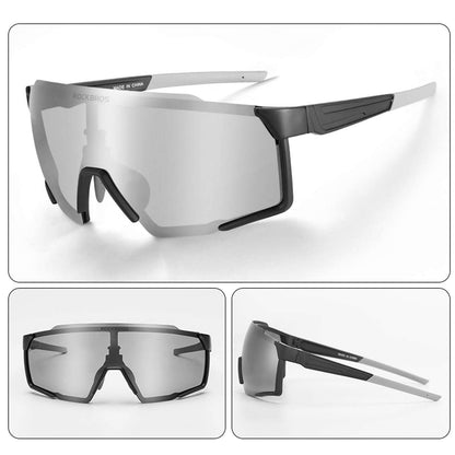 Polarized sunglasses, cycling glasses for outdoor sports, black, ROCKBROS