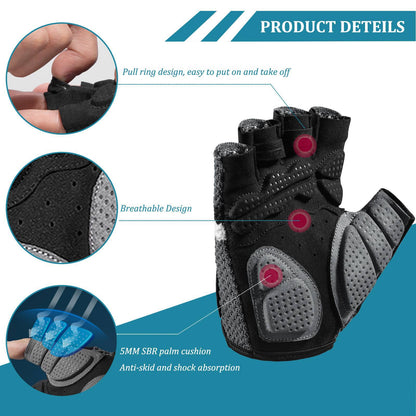 Cycling half-finger gloves, universal training gloves, ROCKBROS
