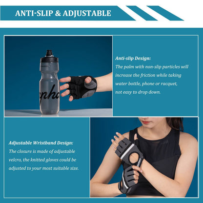 Cycling half-finger gloves, universal training gloves, ROCKBROS