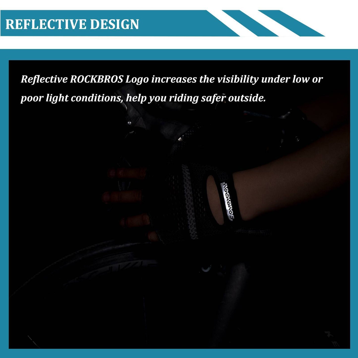Cycling half-finger gloves, universal training gloves, ROCKBROS