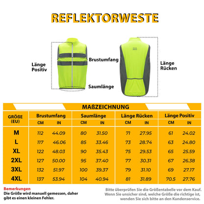 Reflective Riding Vest, Safety Vest, Fluorescent Green, ROCKBROS