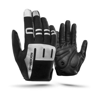 Riding gloves Full Finger SBR Men's sports gloves M-XXL ROCKBROS