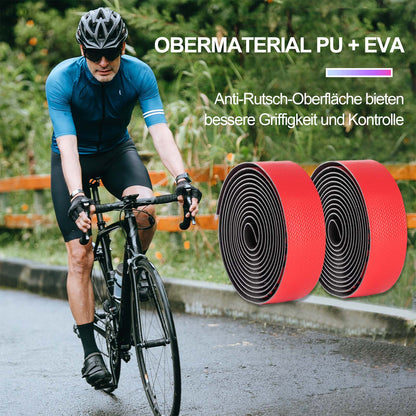 Non-slip bicycle handlebar tape for MTB and road bikes, 2 rolls, ROCKBROS