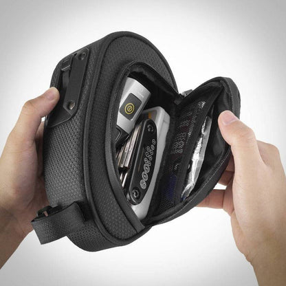 Saddle bag with quick release, 1L, for MTB, road bike, folding bike, ROCKBROS