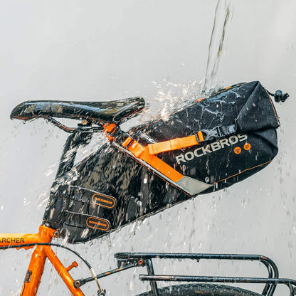 Waterproof saddle bag for MTB and road bikes, 10L, ROCKBROS