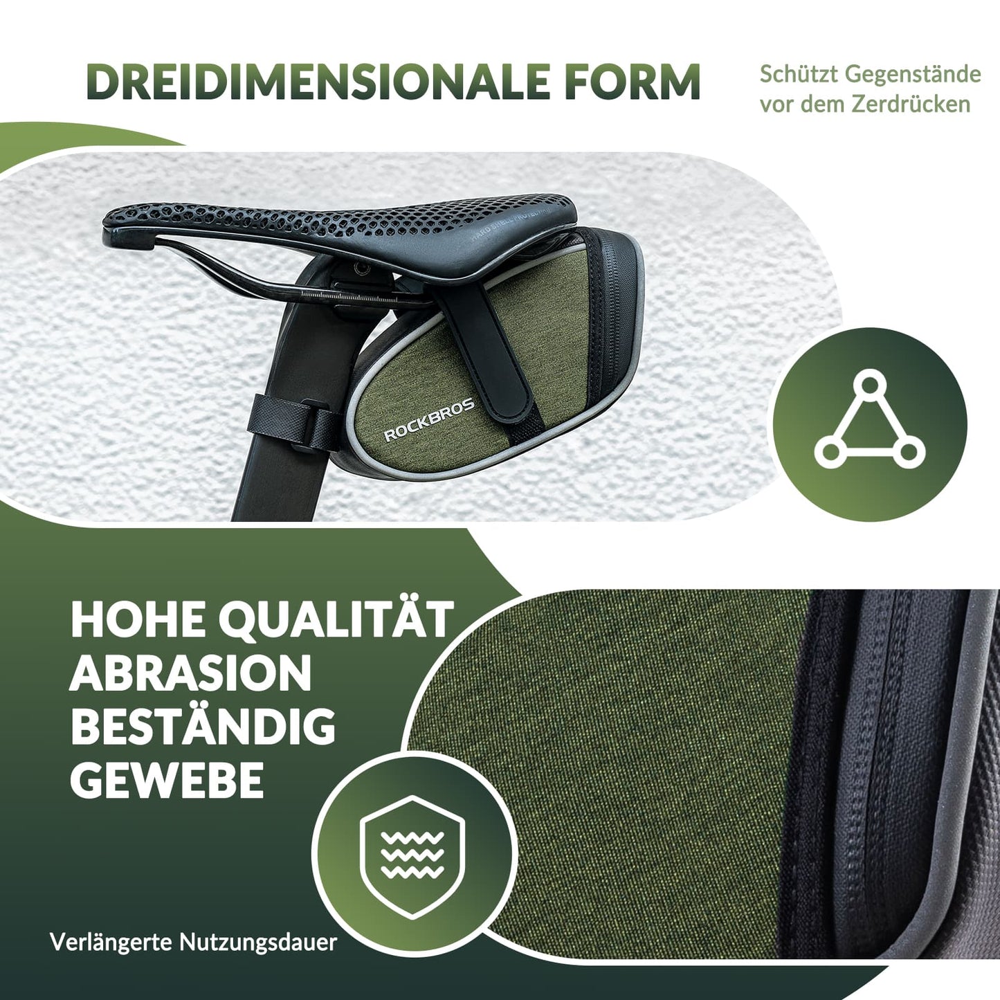 Water-repellent saddlebags, tool bag, 2024 new style, ROCKBROS