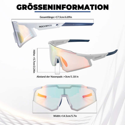 Sunglasses, cycling glasses, self-tinting, outdoor, UV400 protection, ROCKBROS