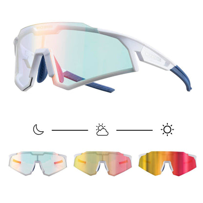 Sunglasses, cycling glasses, self-tinting, outdoor, UV400 protection, ROCKBROS