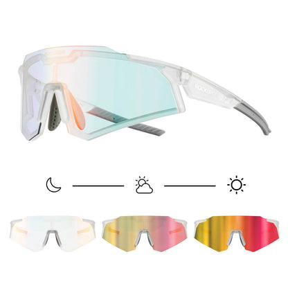 Sunglasses, cycling glasses, self-tinting, outdoor, UV400 protection, ROCKBROS