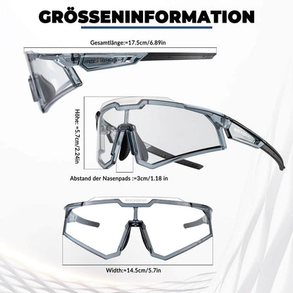 Sunglasses, cycling glasses, self-tinting, outdoor, UV400 protection, ROCKBROS