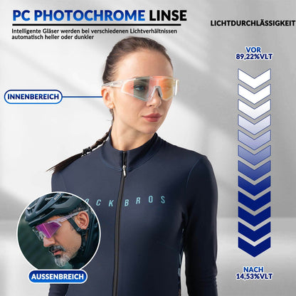 Sunglasses, cycling glasses, self-tinting, outdoor, UV400 protection, ROCKBROS