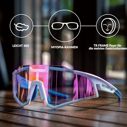 Sunglasses, cycling glasses, self-tinting, outdoor, UV400 protection, ROCKBROS