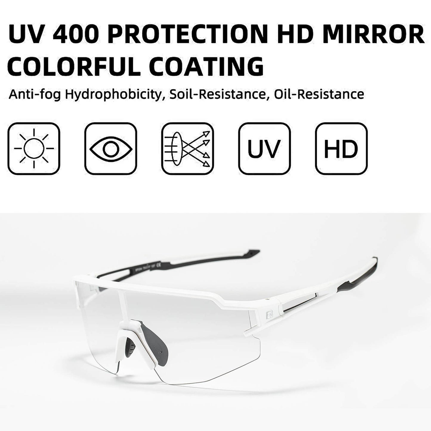 Sunglasses for men & women, UV protection cycling glasses, ROCKBROS