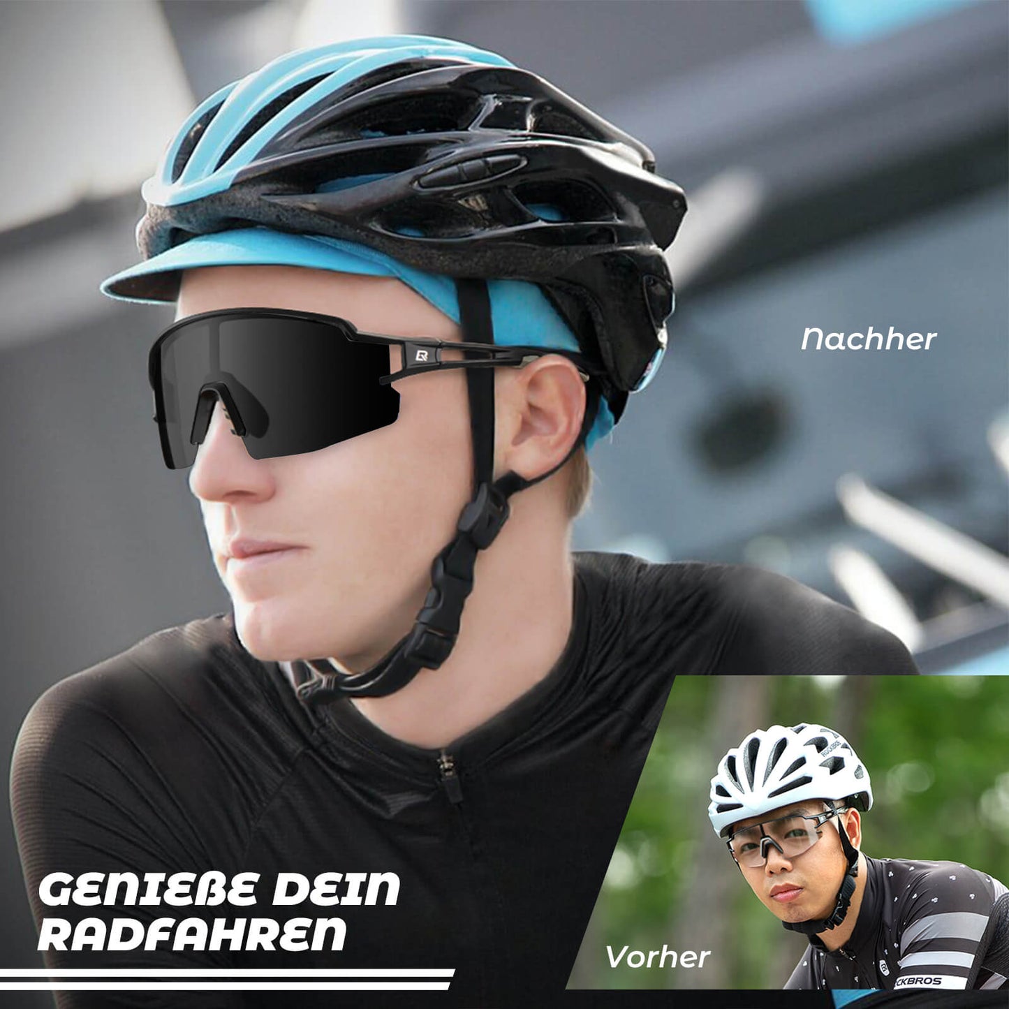 Sunglasses for men & women, UV protection cycling glasses, ROCKBROS