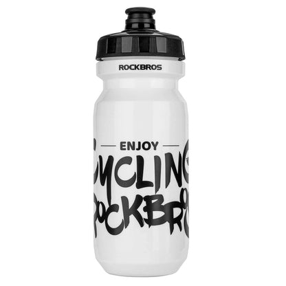 ROCKBROS 600ml sports water bottle made of PP5, supplied with dust cover.