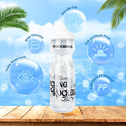 Sports Water Bottle 750ml Bicycle Water Bottle BPA-Free ROCKBROS