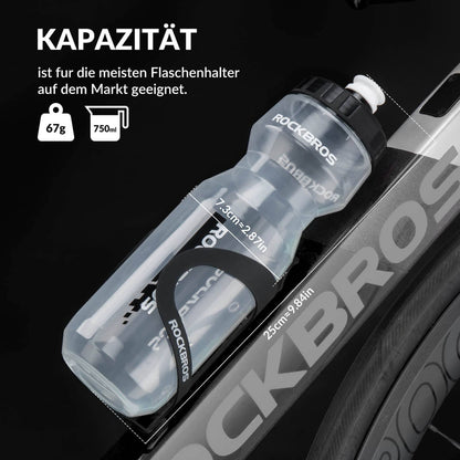 Sports Water Bottle 750ml Bicycle Water Bottle BPA-Free ROCKBROS