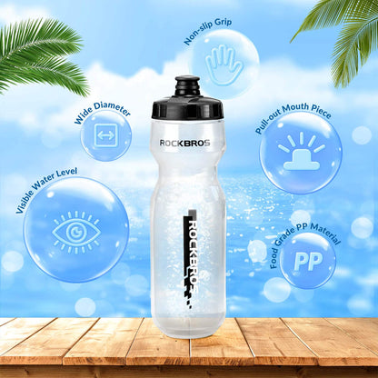 Sports Water Bottle 750ml Bicycle Water Bottle BPA-Free ROCKBROS