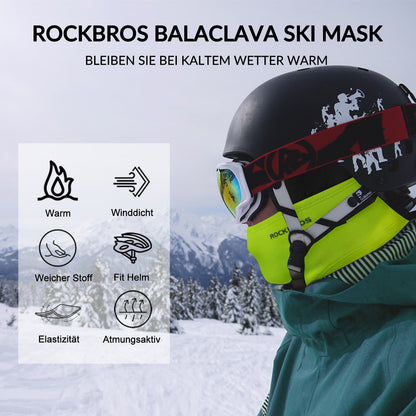 Balaclava 2-Pack Autumn/Winter for Outdoor Sports Unisex ROCKBROS