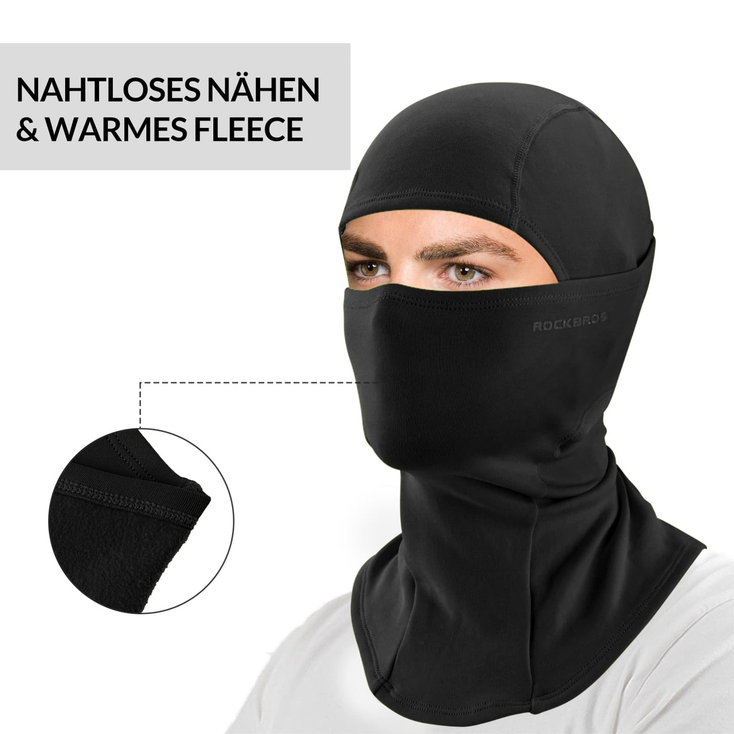 Balaclava 2-Pack Autumn/Winter for Outdoor Sports Unisex ROCKBROS