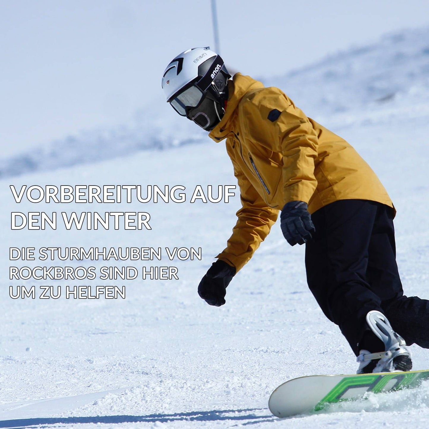 Balaclava with breathable mesh for outdoor sports, unisex, ROCKBROS