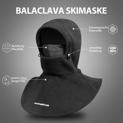 Winter balaclava, warmer for outdoor sports, ROCKBROS